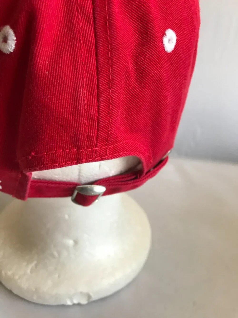 Ohio State Buckeyes Hat Red Baseball Cap Adj. Buckle Top of the World